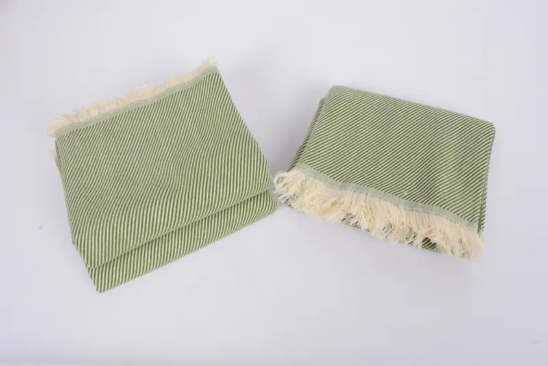 Custom Wedding Gift, Beach Towel Bulk, Bridal Shower Favors, Customized Towels, Handmade Turkish Towel, 70x36 Cotton Striped Towel, Embroidery Towel - 8