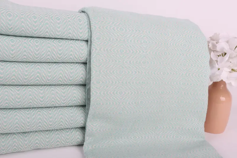 Bachelor Gifts, Hammam towel, Bridesmaid Gift, Travel Towel, Wedding For Favor, Large Beach Towel Personalized, 70x40 Cotton Zigzag Diamond Towel - 2