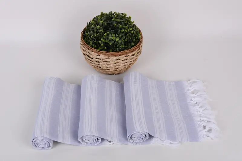 70x40 Cotton Striped Towel, Personalized Gift For Him, Organic towel, Monogrammed Beach Towel, Yoga Towel, Hammam Towel USA, Custom Wedding Gifts - 8
