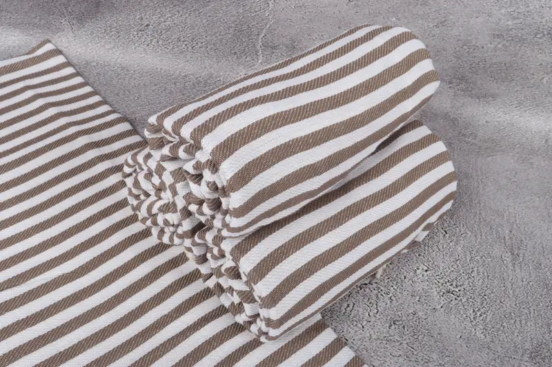 Bachelorette Party Gifts, Valentines Day Gift Idea, Soft towel, Best Beach Towel, Bachelorette Party Gifts For Bride, 70x40 Cotton Striped Towel - 7