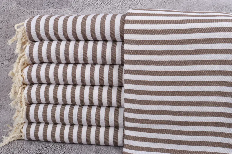 Bachelorette Party Gifts, Valentines Day Gift Idea, Soft towel, Best Beach Towel, Bachelorette Party Gifts For Bride, 70x40 Cotton Striped Towel - 1