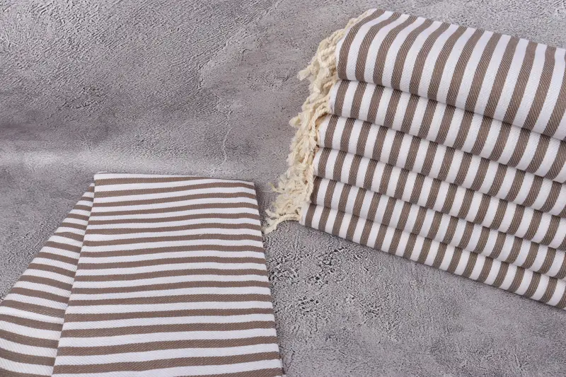 Bachelorette Party Gifts, Valentines Day Gift Idea, Soft towel, Best Beach Towel, Bachelorette Party Gifts For Bride, 70x40 Cotton Striped Towel - 2