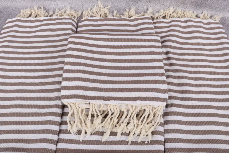 Bachelorette Party Gifts, Valentines Day Gift Idea, Soft towel, Best Beach Towel, Bachelorette Party Gifts For Bride, 70x40 Cotton Striped Towel - 4