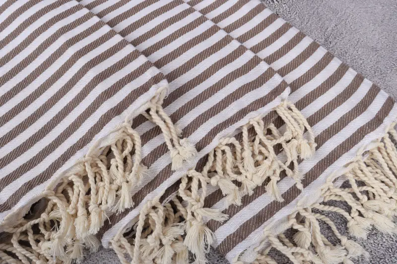 Bachelorette Party Gifts, Valentines Day Gift Idea, Soft towel, Best Beach Towel, Bachelorette Party Gifts For Bride, 70x40 Cotton Striped Towel - 5