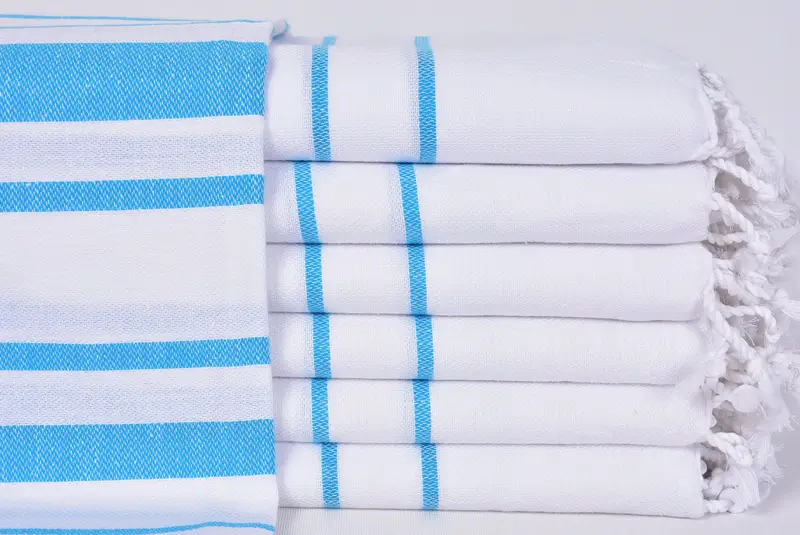 Monogram Turkish Towel, 70x40 Cotton Striped Towel, Wedding Anniversary Gift, Wedding Shower Gift, Turkish towel, Bridesmaid Gift Towel, Guest Towel - 1