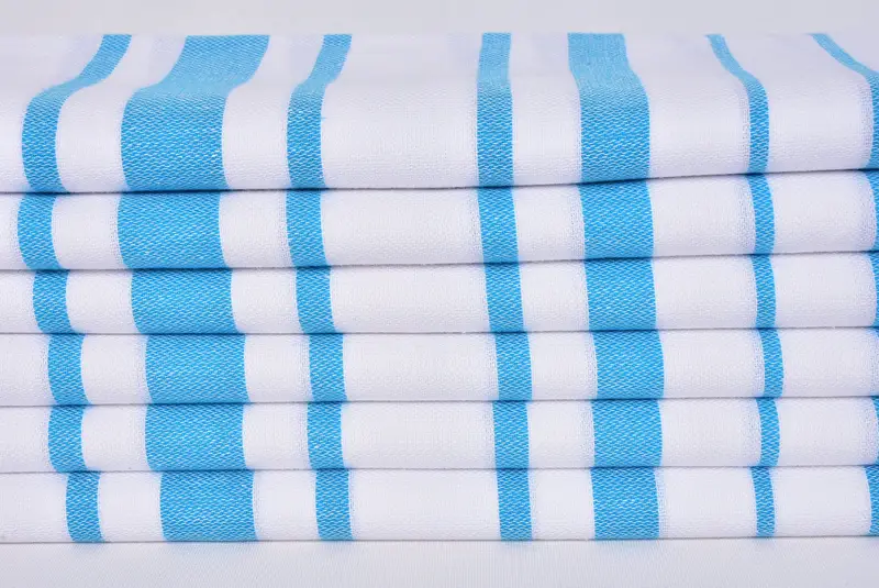 Monogram Turkish Towel, 70x40 Cotton Striped Towel, Wedding Anniversary Gift, Wedding Shower Gift, Turkish towel, Bridesmaid Gift Towel, Guest Towel - 2