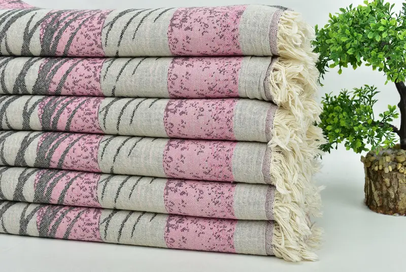Custom Beach Towel, Guest Towel, 78x38 Cotton Floral Design Towel, Bachelorette Party Gift, Bachelor Gift, Turkish Towel Beach, Decorative Towel - 4