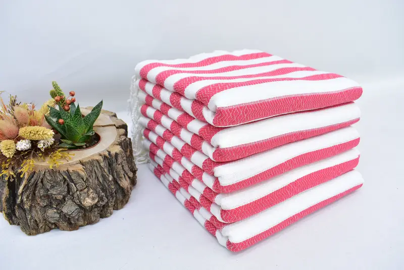 Personalized Gift, Bathroom Towel, Summer Towel, Turkish beach towel, Quick-dry peshtemal, 70x36 Cotton Striped Towel, Turkish Towel Personalized - 4