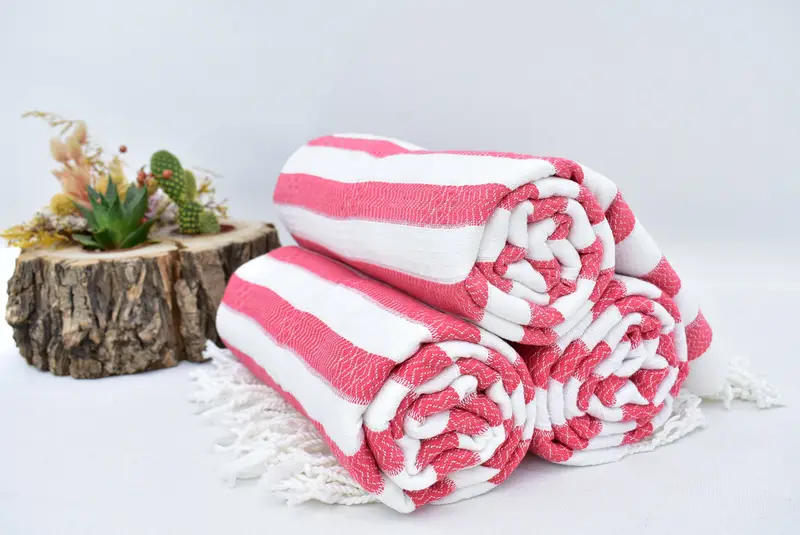 Personalized Gift, Bathroom Towel, Summer Towel, Turkish beach towel, Quick-dry peshtemal, 70x36 Cotton Striped Towel, Turkish Towel Personalized - 8