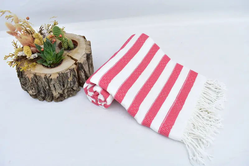 Personalized Gift, Bathroom Towel, Summer Towel, Turkish beach towel, Quick-dry peshtemal, 70x36 Cotton Striped Towel, Turkish Towel Personalized - 7