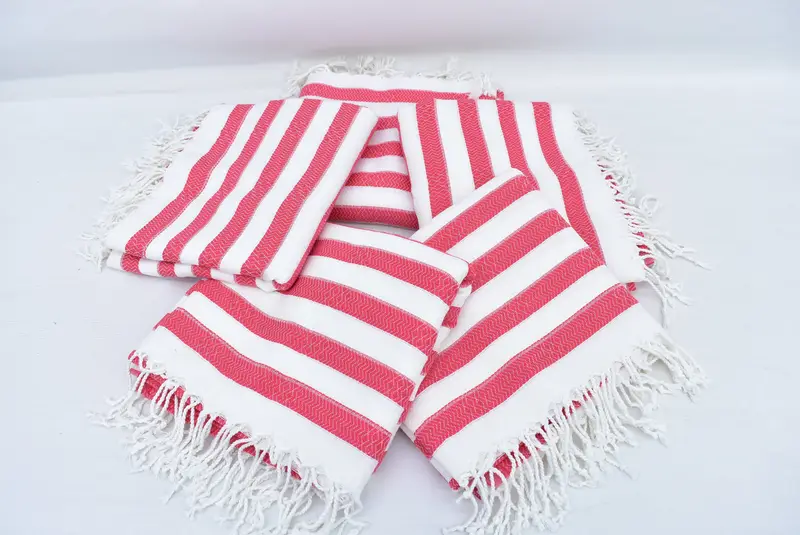 Personalized Gift, Bathroom Towel, Summer Towel, Turkish beach towel, Quick-dry peshtemal, 70x36 Cotton Striped Towel, Turkish Towel Personalized - 5