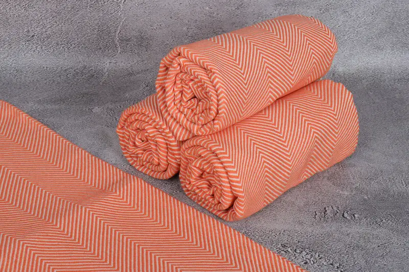 70x40 Cotton Herringbone Towel, Wedding Gifts Towel, Custom Beach Towels, Gift For Mom, Housewarming Gift, Home Decor Gifts, Monogram Turkish Towel - 8