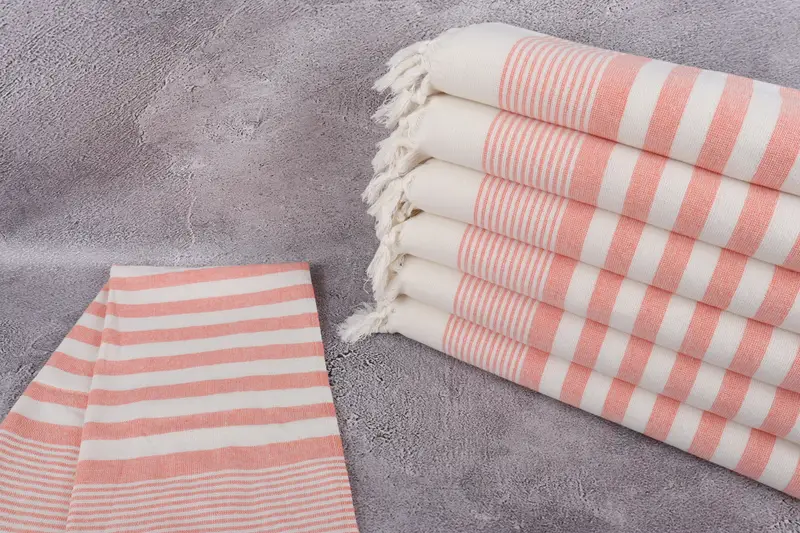 Housewarming Gift, Small Towel, Small Bath Towels, Wedding Gift, 36x18 Cotton Striped Terry Towel, Bachelor Towel, Personalized Dish Towel - 2