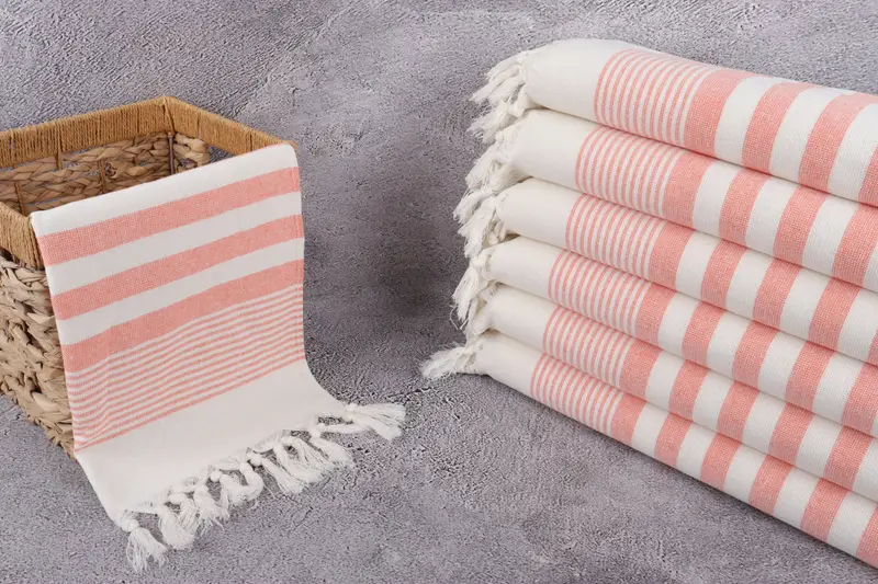 Housewarming Gift, Small Towel, Small Bath Towels, Wedding Gift, 36x18 Cotton Striped Terry Towel, Bachelor Towel, Personalized Dish Towel - 3