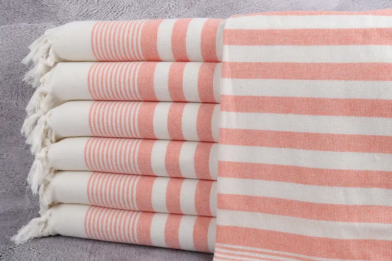 Housewarming Gift, Small Towel, Small Bath Towels, Wedding Gift, 36x18 Cotton Striped Terry Towel, Bachelor Towel, Personalized Dish Towel - 1
