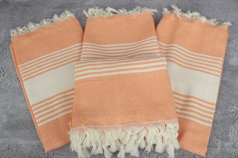 Welcome Wedding Gift, Gift For The Home Decor, Turkish towel, Turkish Towel Bulk, 70x40 Cotton Striped Towel, Quick-dry towel, Turkish beach towel - 4
