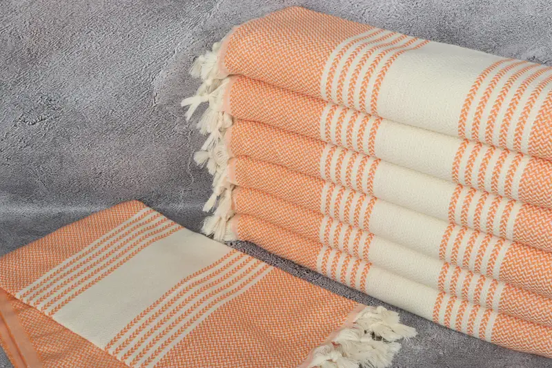 Welcome Wedding Gift, Gift For The Home Decor, Turkish towel, Turkish Towel Bulk, 70x40 Cotton Striped Towel, Quick-dry towel, Turkish beach towel - 2