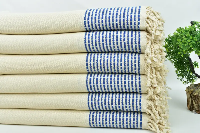 Bachelorette Party Gifts, Travel towel, Wedding Towel, Bridesmaid Favors, 70x36 Cotton Striped Towel, Bulk Order Towel, Personalized Bridesmaid Gift - 3