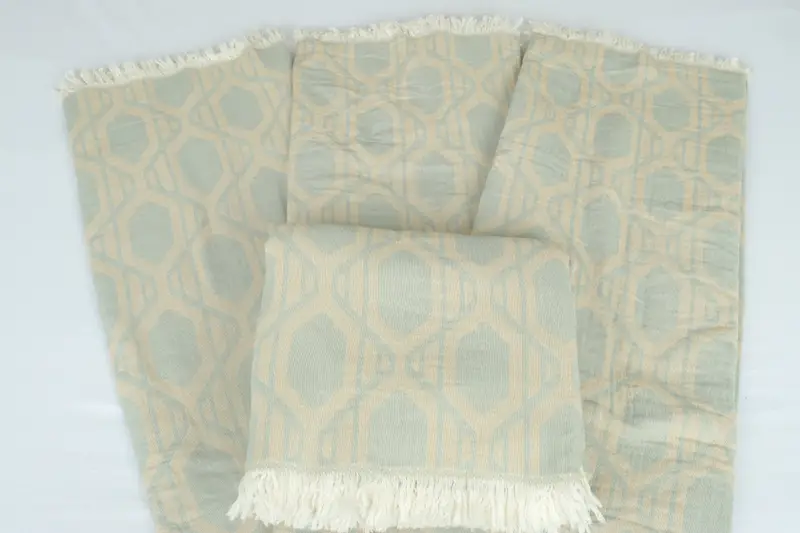 Maid Of Honor Gift, Personalized Gifts, Bedspread, Turkish Blanket, Christmas Tablecloth, 92x76 Cotton Patterned Towel, Wedding Hand Made Gift - 5