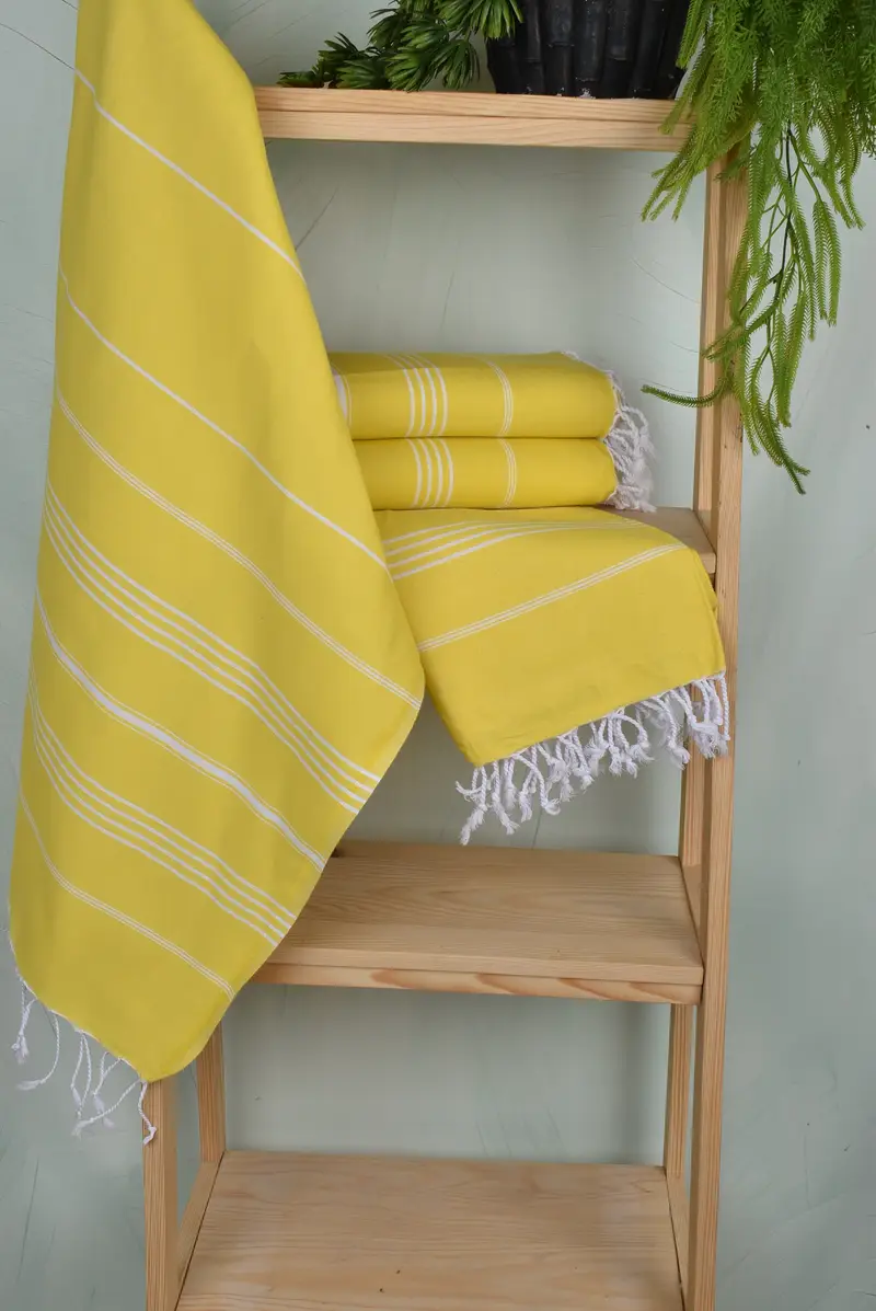 Summer Gift Ideas, Engagement Gift, Absorbent Turkish towel, Wedding Gifts Towel, Custom Beach Towel, 70x40 Cotton Striped Towel, Embroidery Towel - 6