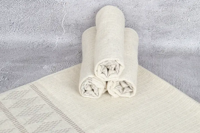 Bridesmaid Gifts, Summer Gift, Home Gift, Turkish Towel Hand Towel, Housewarming Gift, Personalized Kitchen Towel, 40x20 Linen Kilim Design Towel - 7
