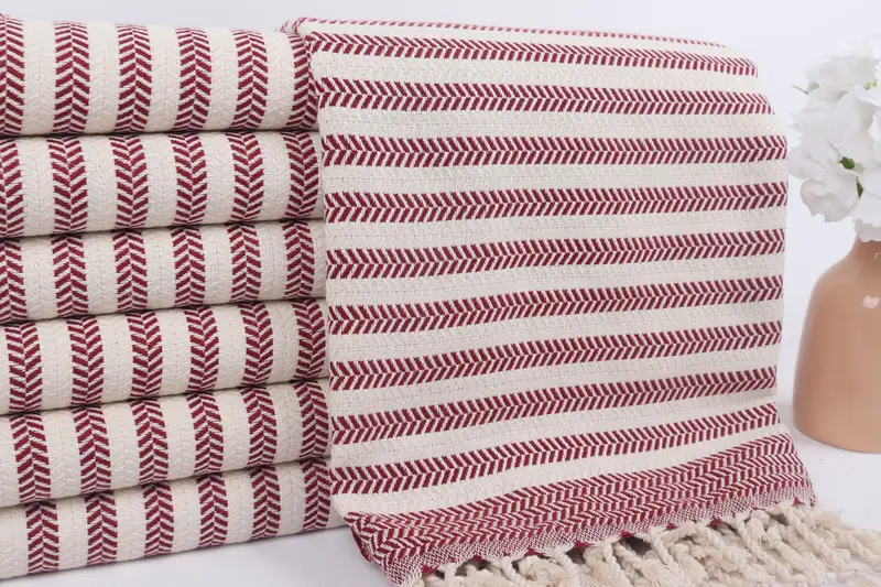 Turkish Towel Personalized, Hammam towel, Home Decor Gifts, 70x40 Cotton Chevron Towel, Personalized Beach Towel, Best Friend Christmas Gift - 2