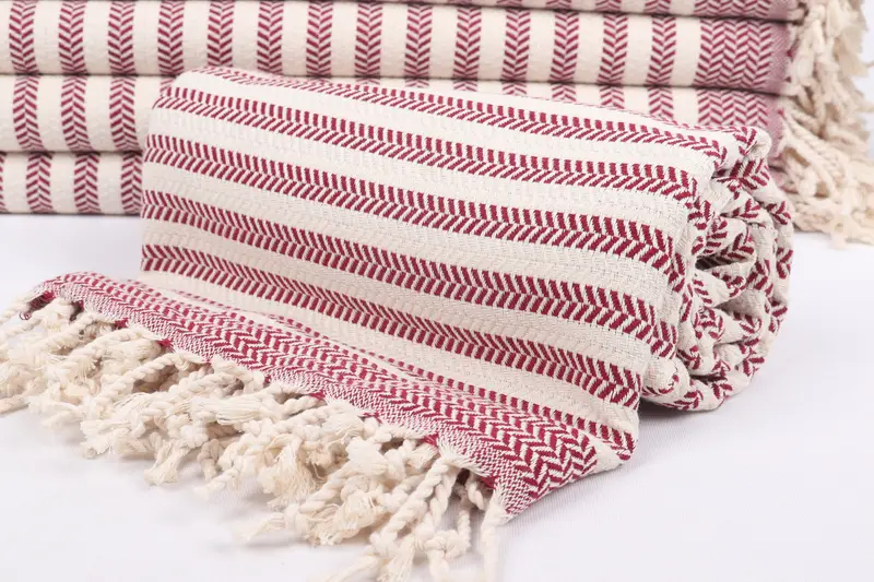 Turkish Towel Personalized, Hammam towel, Home Decor Gifts, 70x40 Cotton Chevron Towel, Personalized Beach Towel, Best Friend Christmas Gift - 4