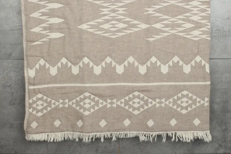 Shower Curtain, Wedding Favors, Turkish Bedcover, Halloween Blanket, Couch Blanket, Throw Blanket Couch, Throw Blanket, 70x60 Cotton Geometric Towel - 1