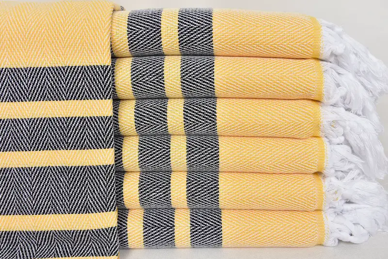 Embroidered Towel, Gift For The Home Decor, Bachelor Bachelorette Party Favors, Bachelor Gift, Cotton towel, 68x36 Cotton Chevron Towel, Guest Towel - 1