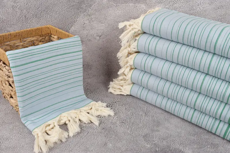 70x36 Cotton Striped Towel, Personalized Towel Gift, Gift For Her, Large Turkish Towel, Customized Towels, Gym Towel, Cotton towel, Kids Beach Towel - 3