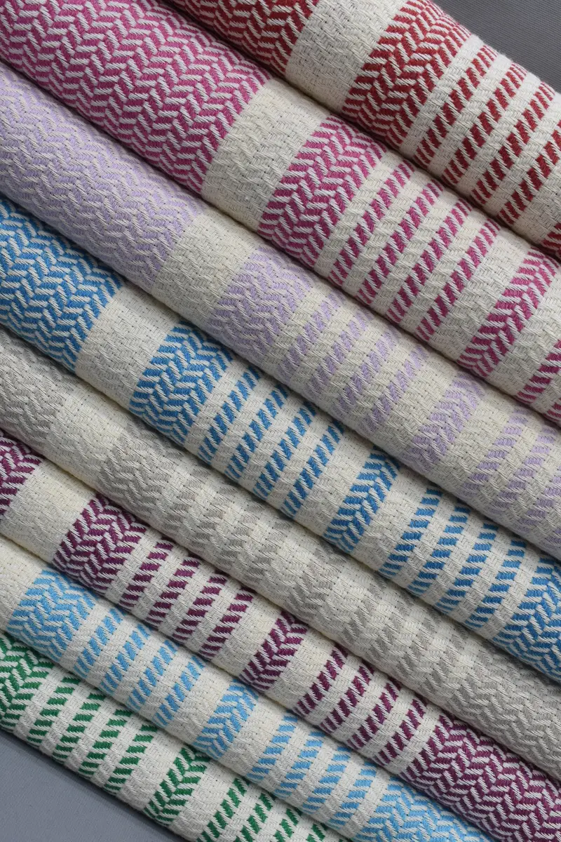 Turkish Towel Monogram, 70x40 Cotton Striped Towel, Custom Towel, Bridesmaid Gift Towel, Cotton towel, Handmade Turkish Towel, Wedding For Favor - 3