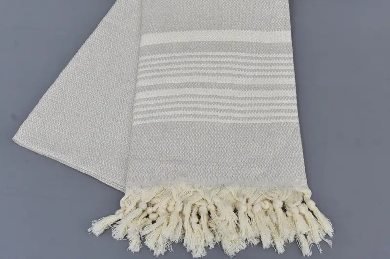 Turkish Towel Monogram, 70x40 Cotton Striped Towel, Custom Towel, Bridesmaid Gift Towel, Cotton towel, Handmade Turkish Towel, Wedding For Favor - 8
