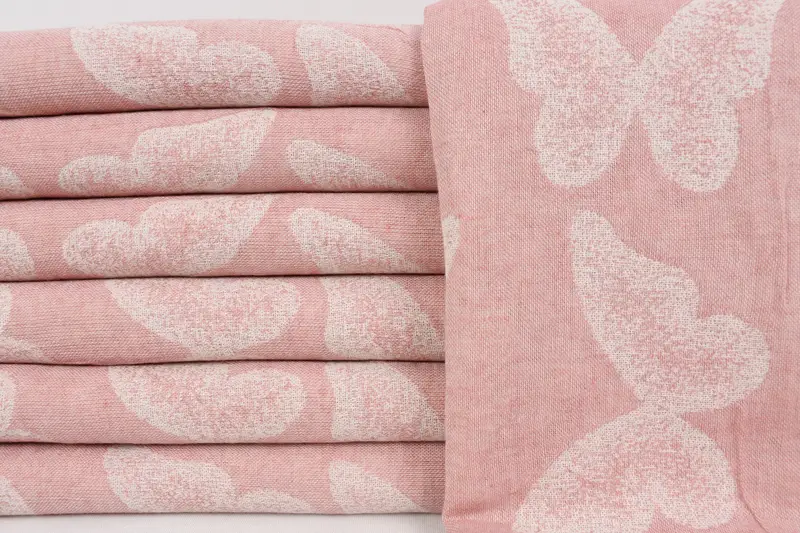Lightweight Turkish towel for beach, 68x36 Cotton Butterfly Pattern Towel, Wedding Gift, Large Turkish Towel, Boyfriend Christmas Gift, Custom Gift - 3