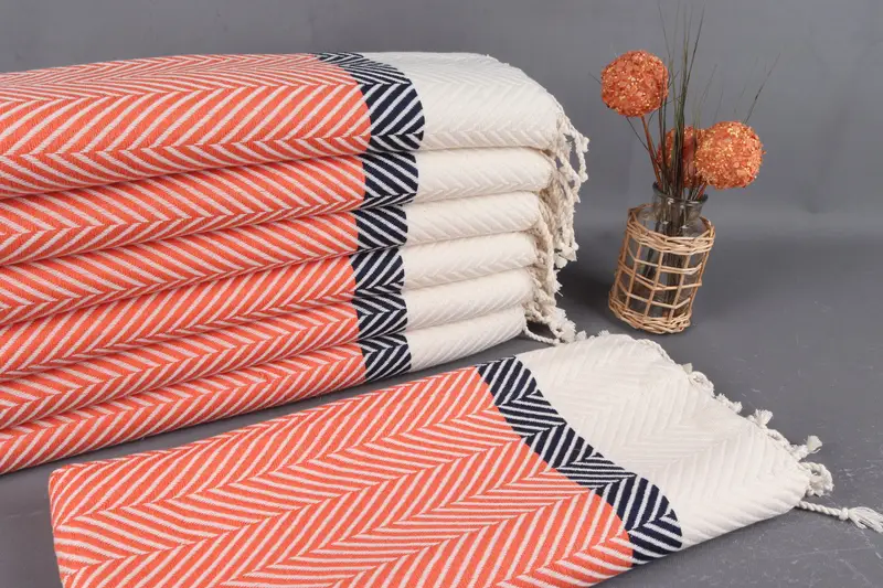 Wedding Day Gift For Bride, Beach Towel Monogram, Bachelorette Party Decorations, 84x40 Cotton Striped Towel, Lightweight towel, Embroidered Towel - 1