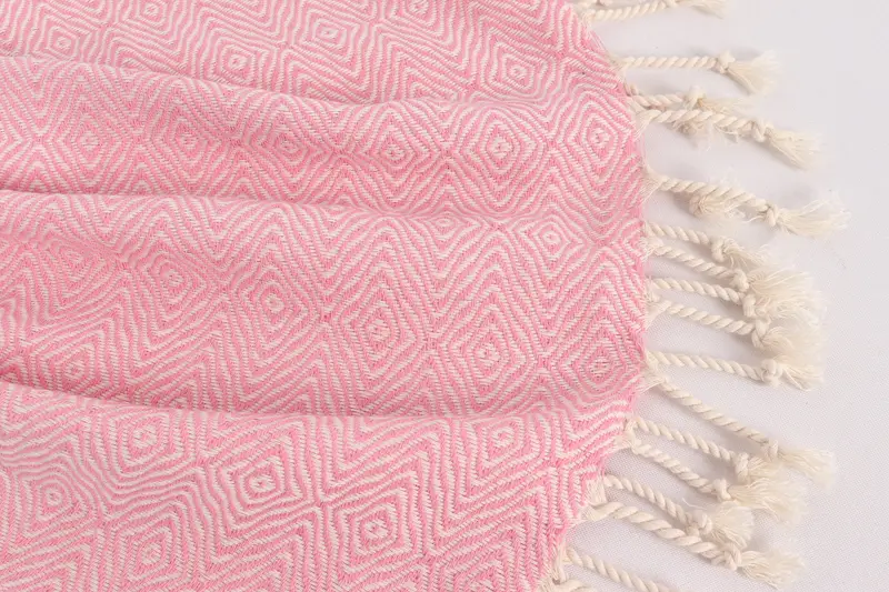 Bridesmaid Gifts, Bachelorette Party Favors, Summer Towel, Personalized Gift, Turkish Hand Towel, Travel Towel, 36x18 Cotton Zigzag Diamond Towel - 8