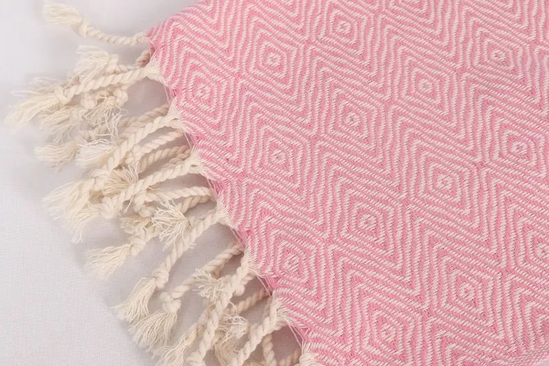 Bridesmaid Gifts, Bachelorette Party Favors, Summer Towel, Personalized Gift, Turkish Hand Towel, Travel Towel, 36x18 Cotton Zigzag Diamond Towel - 7