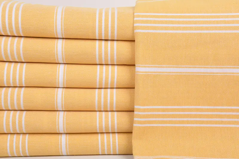 Custom Beach Towel, Travel Towel, Personalized Turkish Beach Towel, Personalize Gift, Summer Gift, Organic towel, 70x40 Cotton Striped Towel - 1