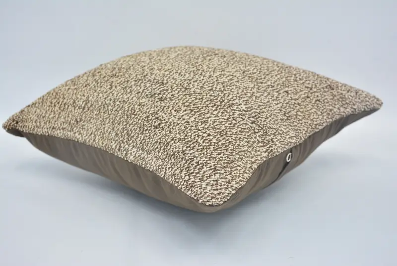 Cushion Case, Home Decor Pillow, Nomadic Pillow Cover, Pillow for Couch, Throw Kilim Pillow, Natural Pillow Cover, 14x14 Beige Pillow Case - 6