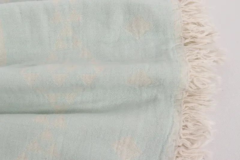 Oversized Beach Towel, Woven Blanket, Custom Wedding Gifts, 70x60 Cotton Geometric Towel, Unique Gift, Turkish Cotton Blanket, Tablecloth - 8