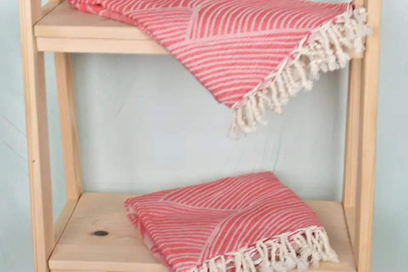 Handmade Gift, Turkish Towel USA, Unique Wedding Gift, Cotton towel, 68x40 Cotton Striped Design Towel, Bachelorette Party Decorations, Summer Towel - 11
