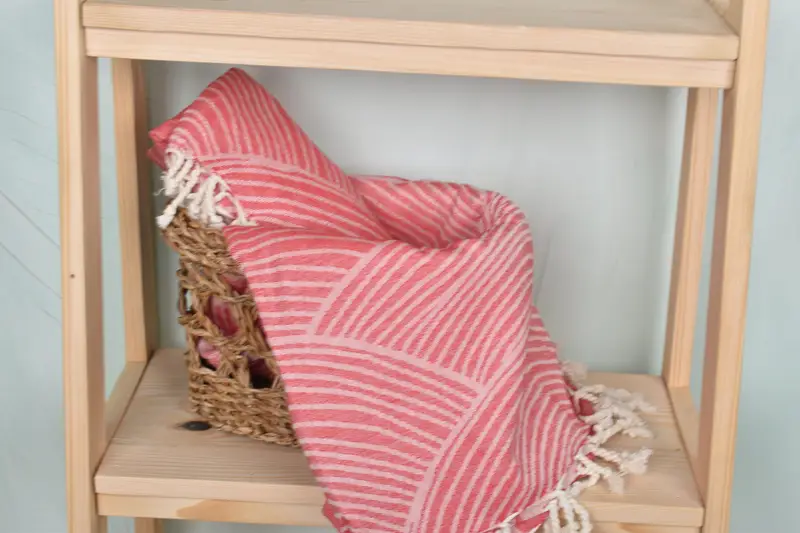 Handmade Gift, Turkish Towel USA, Unique Wedding Gift, Cotton towel, 68x40 Cotton Striped Design Towel, Bachelorette Party Decorations, Summer Towel - 10