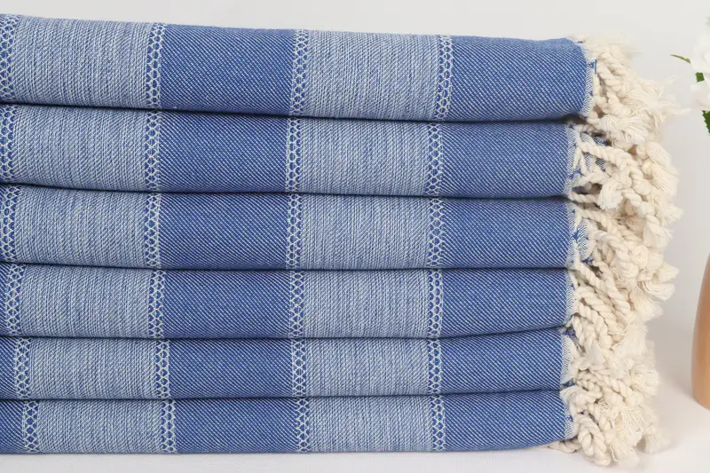 Bridal Shower Gift, Wedding Gift, Bachelor Party Favors, Wedding Gifts Towel, 68x36 Cotton Striped Towel, Beach Size Towel, Christmas Favors - 3