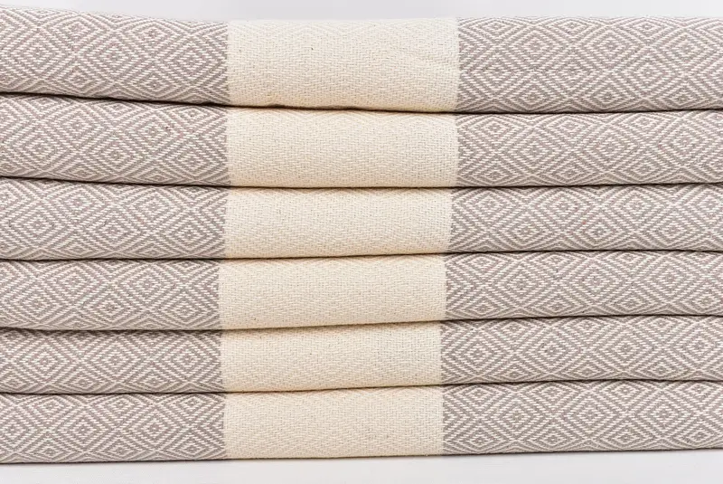 Gym Towel, Bulk Order Towel, Bridesmaid Gift Towel, Beach towel, Hammam towel, 70x40 Cotton Diamond Towel, Bathroom Towel, Custom Wedding Towel - 2