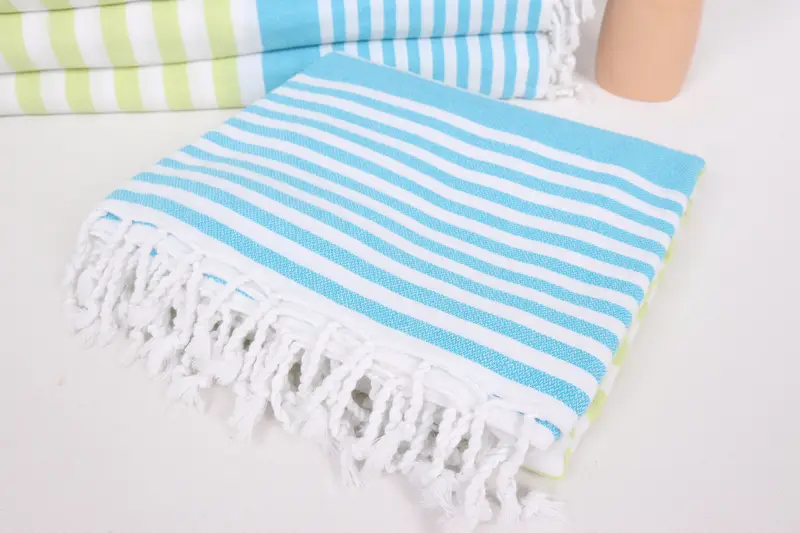 Gift For The Home, Custom Wedding Gifts, 84x64 Cotton Striped Towel, Turkish Cotton Throw Blanket, Bachelorette Party Favors, Woven Throw Blanket - 5