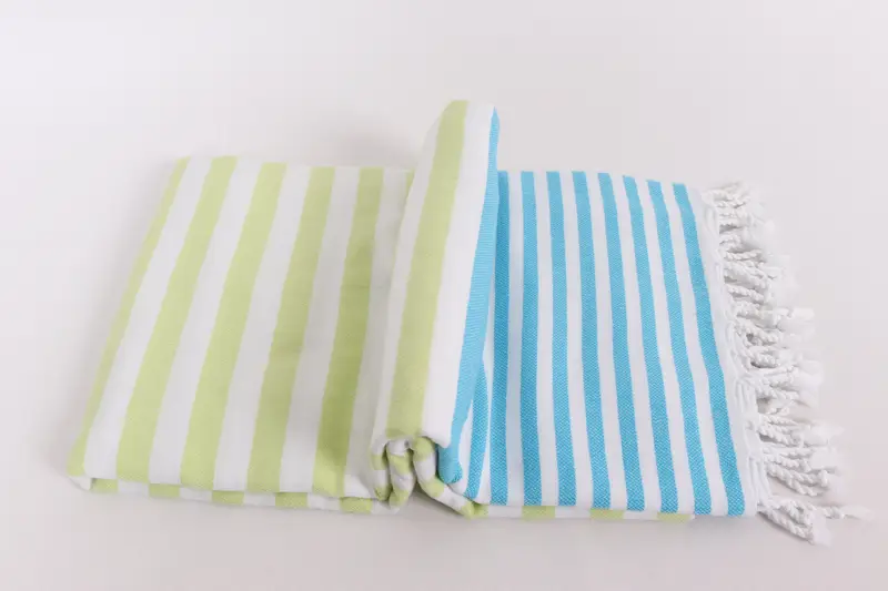 Gift For The Home, Custom Wedding Gifts, 84x64 Cotton Striped Towel, Turkish Cotton Throw Blanket, Bachelorette Party Favors, Woven Throw Blanket - 6