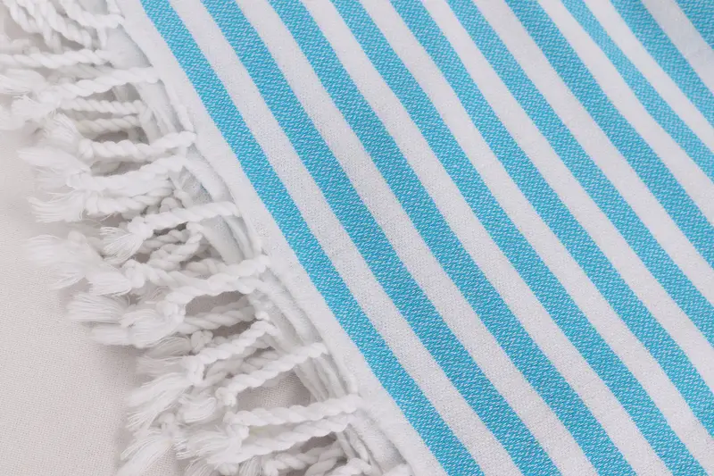 Gift For The Home, Custom Wedding Gifts, 84x64 Cotton Striped Towel, Turkish Cotton Throw Blanket, Bachelorette Party Favors, Woven Throw Blanket - 7
