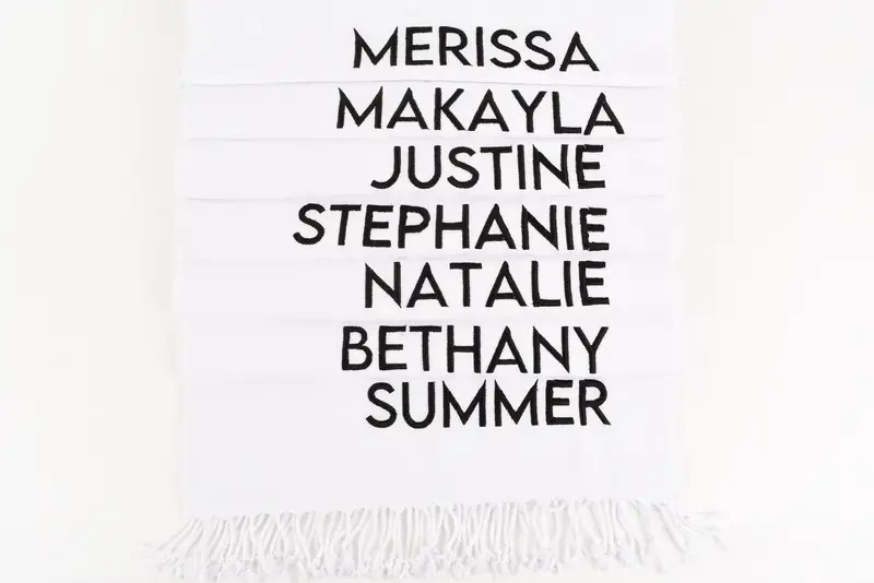 Maid Of Honor Gift, Turkish Hand Towel, Personalized Hand Towel, 40x18 Cotton Solid Towel, Bachelorette Party Gifts For Bride, Bridesmaid Gifts - 5
