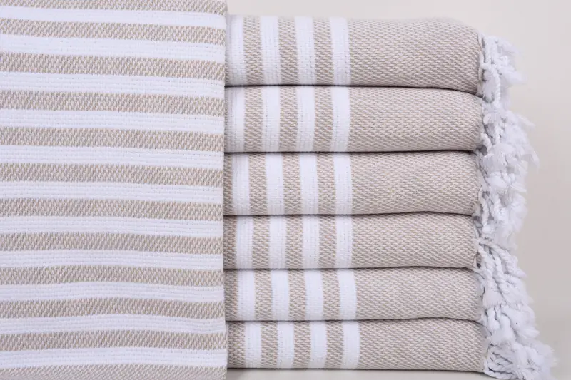 68x40 Cotton Striped Towel, Bachelorette Party Gift, Lightweight towel, Beach Theme Bachelorette Party Gifts, Bridal Shower Gifts, Wedding Gift - 1