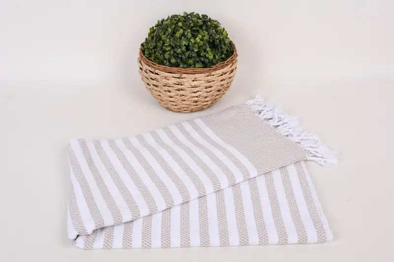 68x40 Cotton Striped Towel, Bachelorette Party Gift, Lightweight towel, Beach Theme Bachelorette Party Gifts, Bridal Shower Gifts, Wedding Gift - 5
