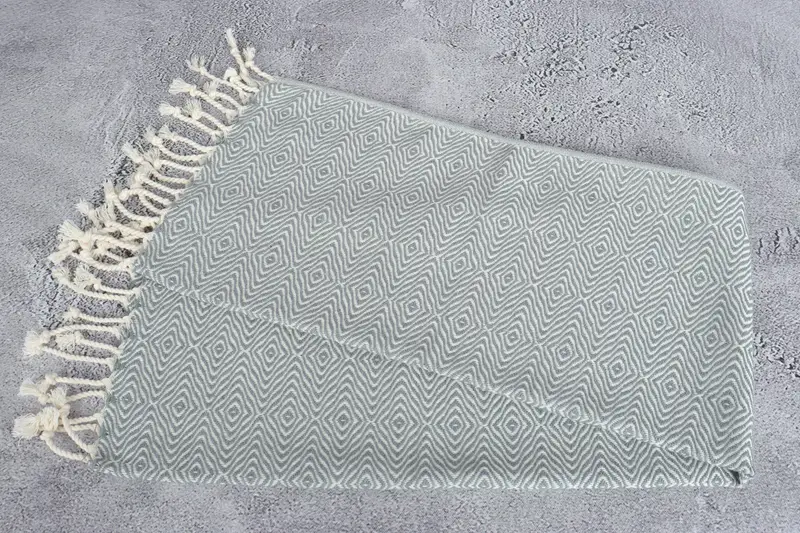Turkish Tea Towel, Gift For Him, 36x18 Cotton Zigzag Diamond Towel, Turkish Towel Hand Towel, Bridesmaid Gifts, Bridal Shower Gift, Halloween Gifts - 6